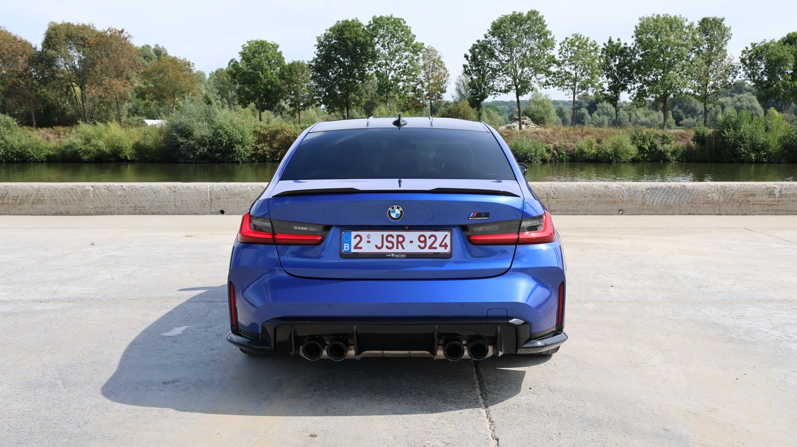 BMW M3 Competition achteraanzicht
